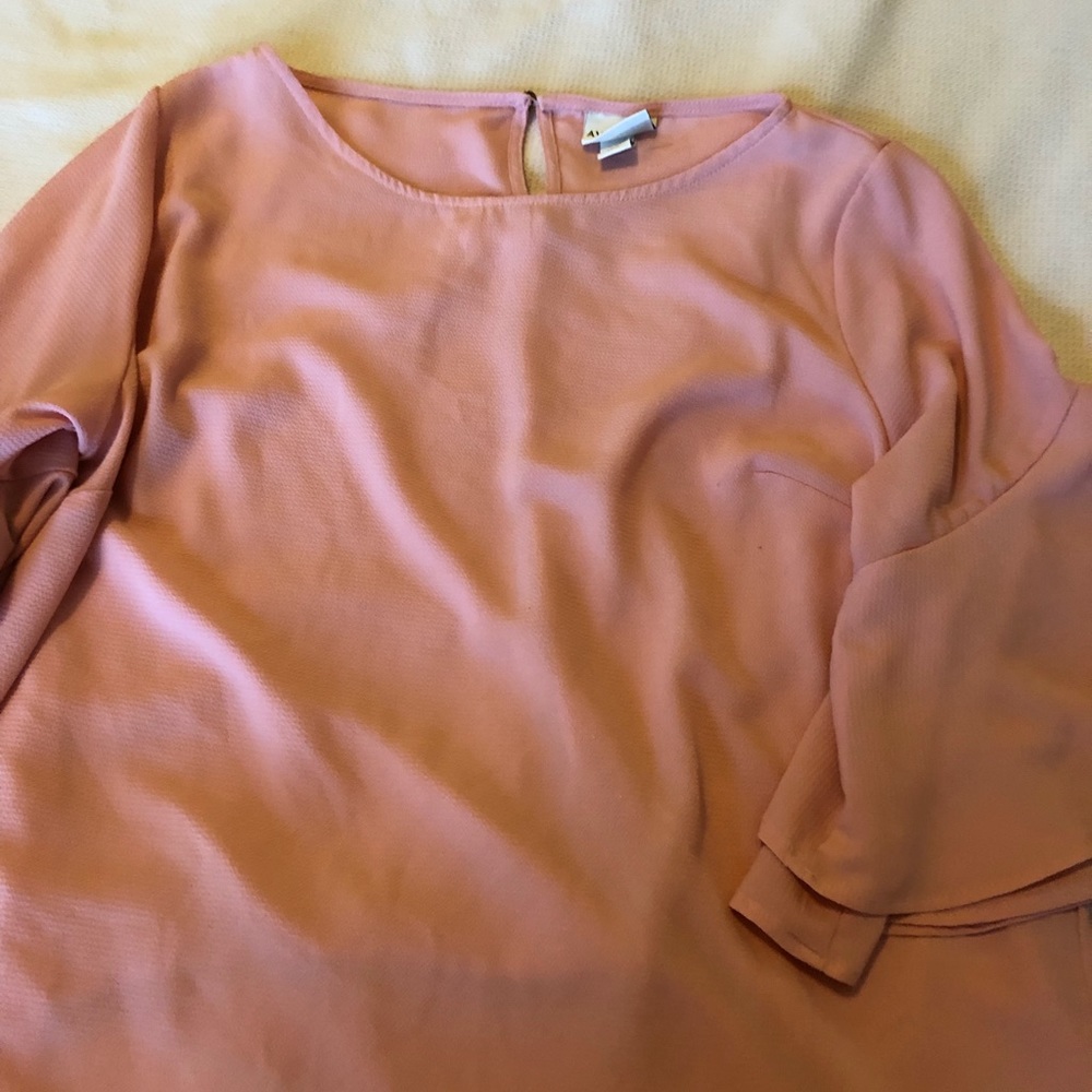 EUC peach blouse